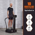 Zelus 2000w Whole Body Vibration Platform Exercise Machine Mp3 180 Speed - Black