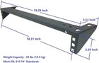 Jingchengmei 1u 19 Inch Vertical Rack And Wall Mountable Server Rack Mount 1u35p