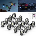 16 Pods Rgb Led Strobe Lights  Wireless Remote Control For Car Bikes Motorcycles