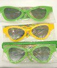 Vintage Jumbo Novelty Sunglasses Lot Of 3  Costume Giant Glasses  Nos  Hong Kong