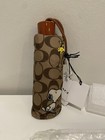 Coach X Peanuts Snoopy   Woodstock Signature Logo Compact Folding Umbrella