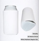 Tahoebay Bulk Blank Beer Can Cooler Sleeves  100-pack   White  Nib