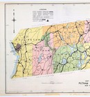 1941  Putnam  County New York Map Original  20x16   Brewster Nelsonville
