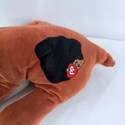 Vintage 1985 Tonka Pound Puppies Brown Black Spot Plush Dog Stuffed Animal Toy