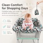 2-in-1 Shopping Cart Cover For Baby     High Chair Cover  Grocery Cart Cover  M   