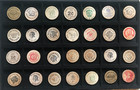 Collection Of Wooden Nickels Mostly Ohio  1950s-1980s Various Counties Stores