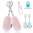 Emergency Personal Safety Loud Alarm Keychain Bright Led Self Defense Siren