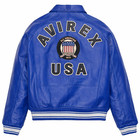 Men s Avirex Real Bomber American Flight Jacket Sheep Leather Jacket   All Color