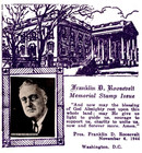 1945 Fdc Scott  932 Roosevelt Crosby Real Photo Cover Unaddressed Planty 932-12s