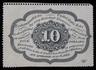 1st Issue 10 Cent Perforated Fractional Postage Currency Crisp Unc Details  20