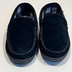 Clarks Slippers Moccasin Loafers Venetian Black Comfort Men s Size 10m