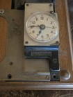 Vintage Calculagraph Model Telephone Operator Time Recorder Clock Wood Case   