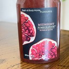 Bath   Body Works Pleasures Midnight Pomegranate Bubble Bath Body Gel Wash 10oz