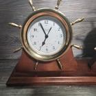 Weems   Plath Brass Barometer Thermometer And Hygrometer Set 19x4x8  Germany