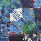 40   x32   handmade Hand Sewn Quilted Baby Quilt Applique By Janet Gregory Kauai