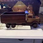 Dump Truck Large 18 5    Crafted From Wood Decorative  Kids Room Toy Or Decoration