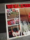 C 2007 Indy 500 Banner Sign Indianapolis Motor Speedway Helio Andretti Danika Tk