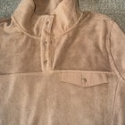 32 Degrees Heat Women   s Midweight Arctic Fleece Snap Pullover Jacket Tan Sz L