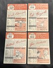 Lot  4  1953 Topps Vintage Baseball Cards - Mid To Lower Grade