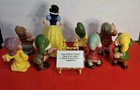 Ex Rare Vintage Disneyana 1946 Evan K Shaw Snow White   7 Dwarfs Disney Mint      