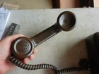 Vintage Untested Itt Rotary Dial Brown Telephone Lot 26-26-5
