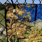 Vintage Italy Stag Deer Tapestry Wall Hanging Ramallah Trading Forest Scene