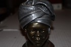 Casper Darare Limited Edition Bronze   Pewter Bust Of Xhosa Woman 134 200