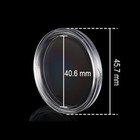 100 Pack 1 60 In 40 6 Mm Coin Capsule Holders Direct Fit For Us Silver Eagle