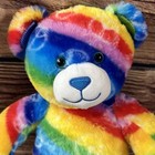 Build A Bear Colorful Peace Bear - 25th Anniversary Edition Rainbow Pride 16   