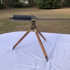 Antique Us Navy Telescope W  Sig Tel Mkv Signalling Stand 1917