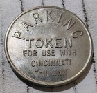Cincinnati Parking Control Token For Use With Cincinnati T-11 Unit Ohio Oh
