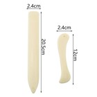 Tegg Bone Folder 2pcs Paper Creaser Scoring Board Tool For Making Card   