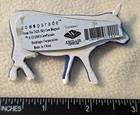 Ceramic 2001 Cow Parade Sky Cow Magnet  7425  About 2 3 4  Wide