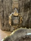 Vintage Mid 20th Century 50s  Bulova Women   s Watch W  10k Gold Plate Case