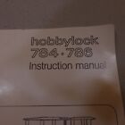 Original Pfaff Hobbylock 784 - 786 Sewing Machine Instruction Manual