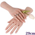 Silicone Hand Model Female Mannequin Hand For Art Jewelry Display Nail Practice