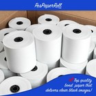 3  X 165  1 Ply Bond Pos Receipt Paper 50 Rolls    Free Shipping   