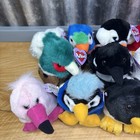 Vtg Puffkins Bird Plush Lot Of 17 Swibco Various No Duplicates W  Name Tags