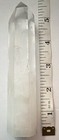 Faceted Clear white Crystal Healing Wand Point   5 75  Length