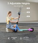 Navee K100 Max Kids Electric Scooter W  App Control  Adjustable Height  12 4mph