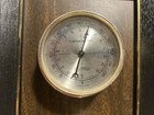 Vtg Sunbeam Thermometer Barometer Humidity Meter Instrument Wall Mount W key
