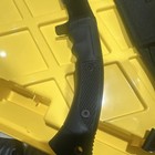 Bz-711 Black Machete Fixed Blade Knife Stainless Full Tang Rubber   Sheath