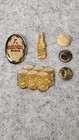 Lot Of 3 Vintage American Beer Lapel Pins  Budweiser  Miller  Old Milwaukee