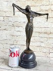 Chiparus Exotic Art Deco Belly Dancer Gypsy Middle Eastern Girl Bronze Sculpture