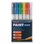 Uni-paint 63721 Px-21 Oil-based Permanent Marker  Fine Bullet Tip  12 Color Set