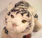 1989 Applause Avanti Siberian Plush Tiger Limited Ed 20-26  White Black Htf Snow