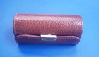 Vintage Signed Mark Cross Leather Lipstick Case Holder