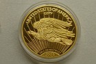 Famous Us Coin Proofs 1933  20 Double Eagle Gold Plated Copper Dated 2003 40mm