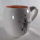 Rae Dunn Artisan Collection By Magenta Skeleton Candy Corn Halloween Mug