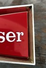 Vintage Budweiser Clydesdale Carousel Sign Part- Bowtie Logo Sign